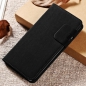 POEGO Luxus Klapphülle Schwarz für iPhone 6 Plus & 6S Plus